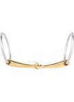 Cyprium water snaffle bit, single jointed