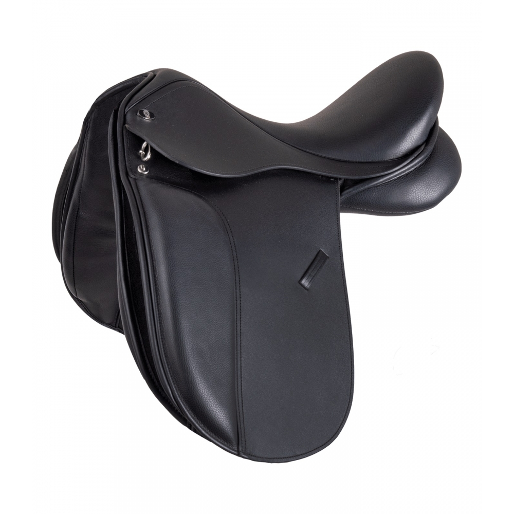 Comfort Dressage Saddle, Leather, Pony Comfort Dressage Saddle, Leather, Pony