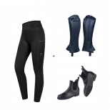 Ella Riding Leggings & Chelsea Ankle Boots &  Chaps Api Basic
