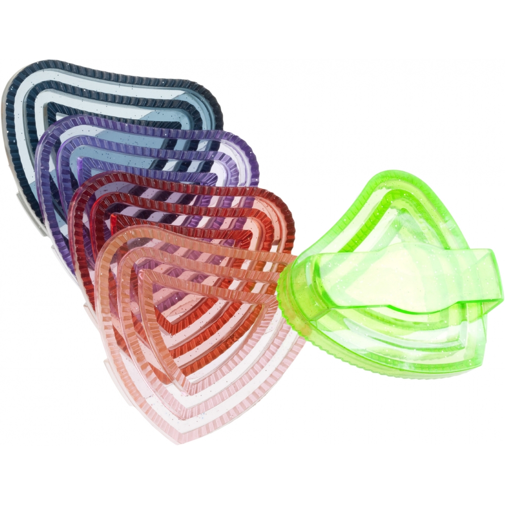 Rubber curry comb heart shape Rubber curry comb heart shape
