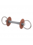 Beris Snaffle Comfort Bar Bit, thin, ring 6 cm