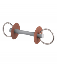 Beris Snaffle Comfort Bar Bit, thin, ring 6 cm
