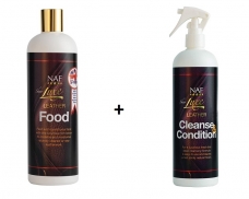 Set NAF Leather Cleanse & Condition + NAF Sheer Luxe Leather Food