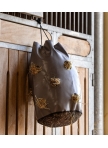 Hay bag with mesh bottom Hay bag with mesh bottom