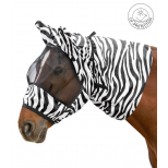 Zebra eczema fly mask