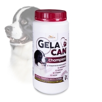 GelaCan Champion for nutrition of the hair for black and white dogs, 500 g