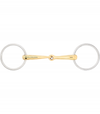 Cyprium water snaffle bit, single jointed
