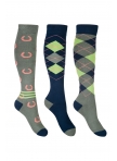 Riding socks Cardiff, set of 3