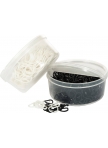 Plaiting bands in reusable tub