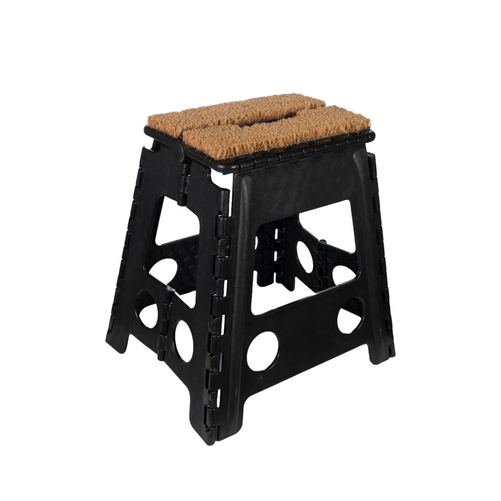 Folding stool with doormat Folding stool with doormat
