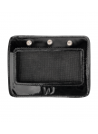 Competition numbers patent leather, rectangular