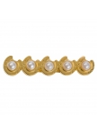 Brooch Horse Shoes with Pearls