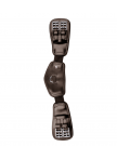Elasticated leather girth Elasticated leather girth