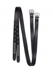 Stirrup straps set with rhinestones STAR