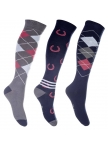 Riding socks Cardiff, set of 3