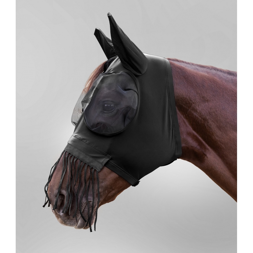 Fly mask with nose fringes Puck Fly mask with nose fringes Puck