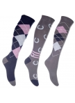 Riding socks Cardiff, set of 3