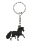 Soft Keyring Pony, black