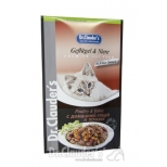 DR. CLAUDER'S wet cat food with poultry and kidney in sauce, 100 g