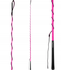 Telescopic lunging whip with golf grip