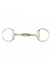Eggbutt snaffle + lozenge 16 mm + argentan