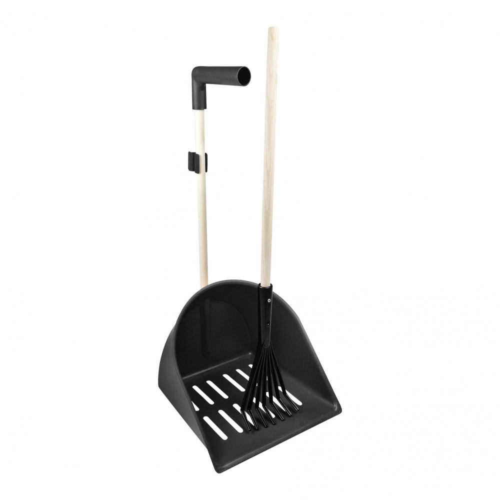 XL Shaker Manure Scoop, with rake XL Shaker Manure Scoop, with rake