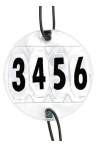 Adjustable competition show numbers (pair)