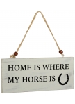 Wooden Sign Horse