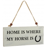 Wooden Sign Horse