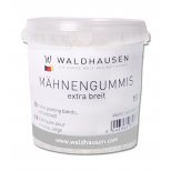 Mane plaiting bands, extra wide, in tub