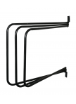 Rug rack with 3 swivelling arms