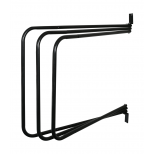 Rug rack with 3 swivelling arms