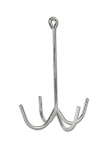 Cleaning Hook, 4 bridles, metal