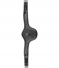 Leather saddle girth with belly band