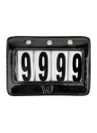 Competition numbers patent leather, rectangular