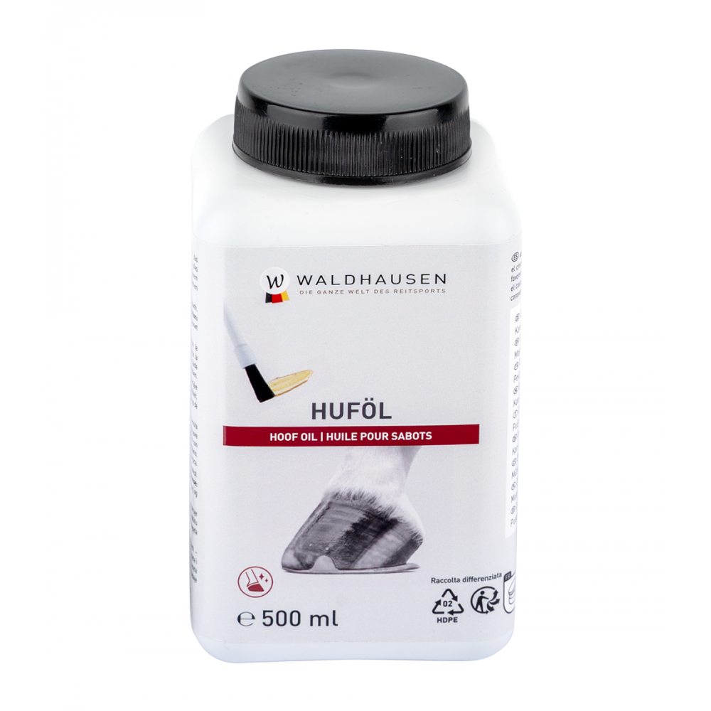 Hoof oil with laurel oil, with brush, 500 ml Hoof oil with laurel oil, with brush, 500 ml