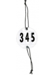 Competition numbers 1 pair, 3 digits, adjustable