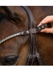 Shine Waldhausen X-Line browband, brown
