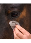 Round soft grooming sponge