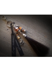 Handmade keychain from horse hair