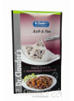 DR. CLAUDER'S wet cat food with veal and turkey in jelly, 100 g