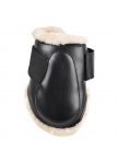 Synthetic lambskin brushing boots