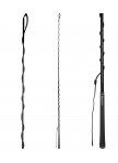 Telescopic lunging whip with golf grip