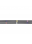 Waldhausen X-line non-slip reins with coloured stops