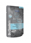 DR. CLAUDER'S wet cat food with herring, prawns and chia seeds, 85 g