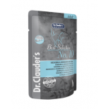 DR. CLAUDER'S wet cat food with herring, prawns and chia seeds, 85 g