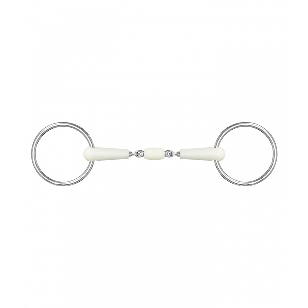 HAPPY MOUTH Snaffle Bit, double jointed, size 12,5 cm HAPPY MOUTH Snaffle Bit, double jointed, size 12,5 cm