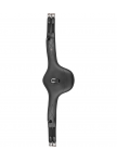 Leather saddle girth with belly band