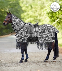 Turn out sheet Zebra Fringe