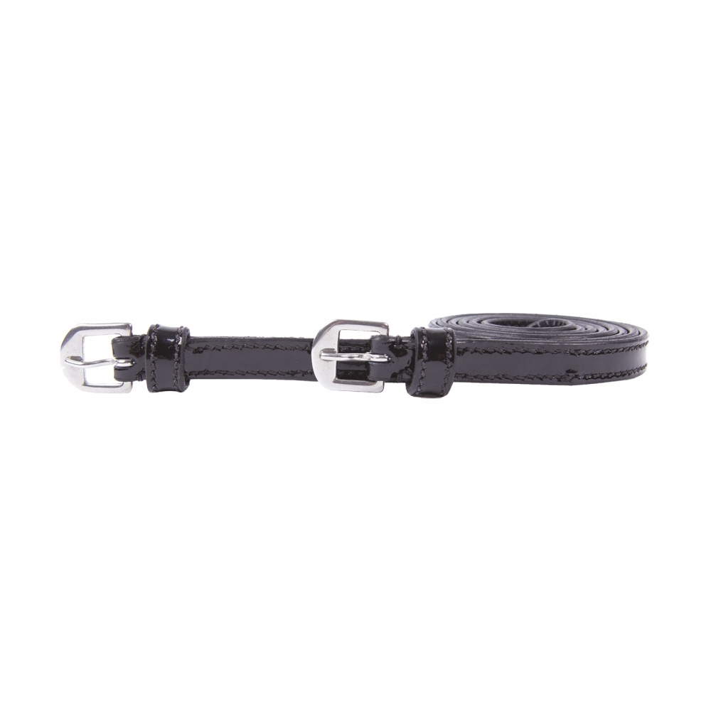 Spur straps, patent leather Spur straps, patent leather